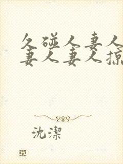 久碰人妻人妻人妻人妻人掠