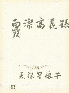 白洁高义孙倩苏霞