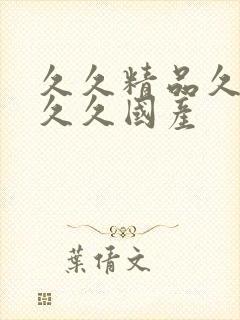 久久精品久久久久久国产