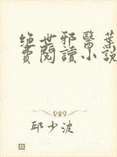 绝世邪医叶凡免费阅读小说封面