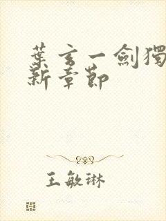 叶玄一剑独尊最新章节