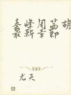 秦峰周茜胡佳云最新章节