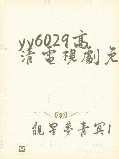 yy6029高清电视剧免费观看