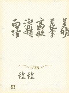 白洁高义美红孙倩赵敏李明封面