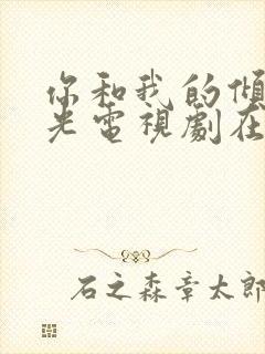 你和我的倾城时光电视剧在线观看免费封面