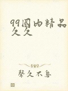 99国内精品久久久