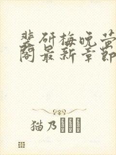 裴研梅晚萤笔趣阁最新章节更新