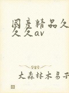 国产精品久久久久久av封面