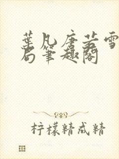 叶凡唐若雪大结局笔趣阁封面