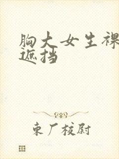 胸大女生裸体无遮挡封面