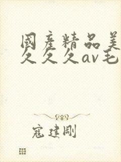 国产精品美女久久久久av毛片