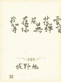 我在风花雪月里等你 无弹窗