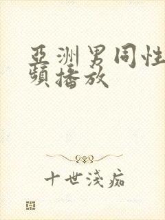 亚洲男同性恋视频播放