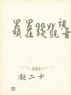 男男gayv视频在线观看