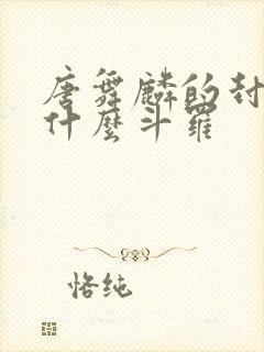 唐舞麟的封号是什么斗罗