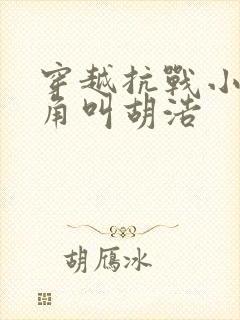 穿越抗战小说主角叫胡浩