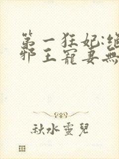 第一狂妃:绝色邪王宠妻无度