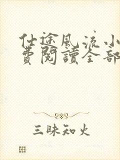 仕途风流小说免费阅读全部章节