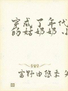 穿成了年代文里的姑奶奶 小说