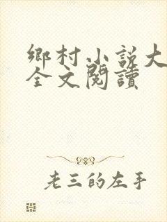 乡村小说大凶器全文阅读