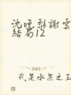 沈晚梨谢云迟大结局12