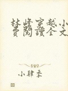 林峰穿越小说免费阅读全文最新章节