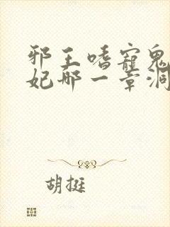 邪王嗜宠鬼医狂妃哪一章洞房封面