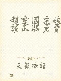 赵震国宋婉清小说正版免费阅读