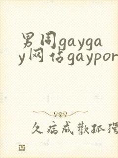 男同gaygay网站gayporn