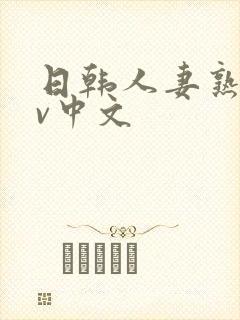 日韩人妻熟女av中文