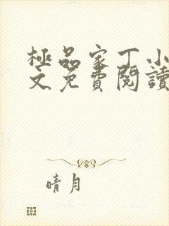 极品家丁小说全文免费阅读正版