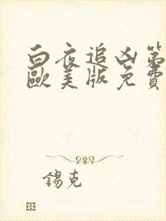 白夜追凶第二季欧美版免费观看全集封面