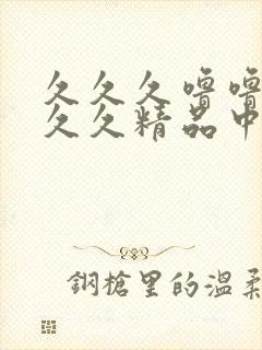 久久久噜噜噜久久久精品中文字幕