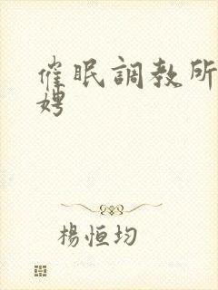 催眠调教所李晓娉