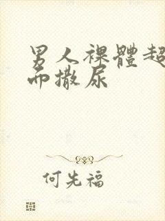 男人裸体超清正面撒尿