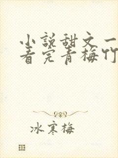 小说甜文一口气看完青梅竹马