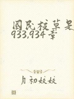 国民校草是女生933,934章