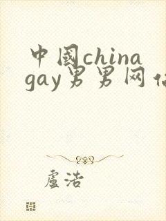 中国chinagay男男网站