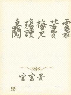 妻殇梅若雪全文阅读免费最新章节更封面