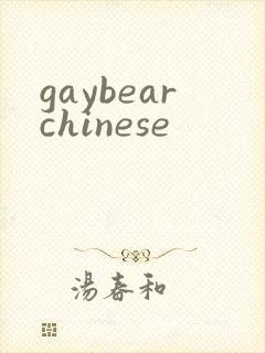 gaybearchinese