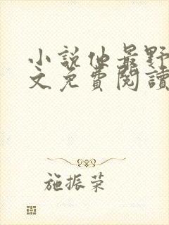 小说他最野了全文免费阅读封面