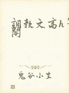 调教文高h笔趣阁