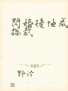 闪婚后他成宠妻总裁封面