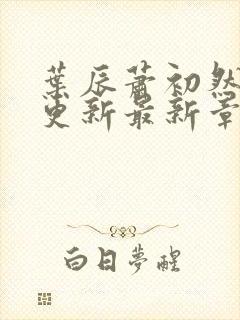 叶辰萧初然刚刚更新最新章节列表