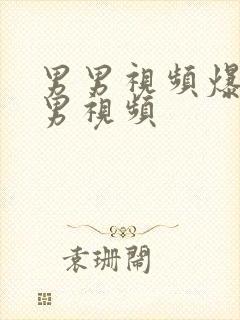 男男视频爆操男男视频封面