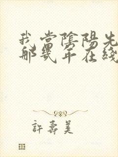 我当阴阳先生的那几年在线听封面