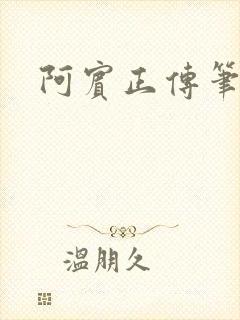 阿宾正传笔趣阁