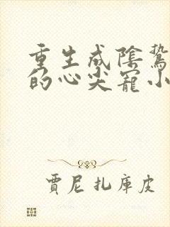 重生成阴鸷太子的心尖宠小说封面