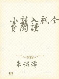 小说入戏全文免费阅读