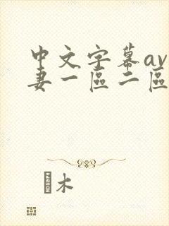 中文字幕av人妻一区二区